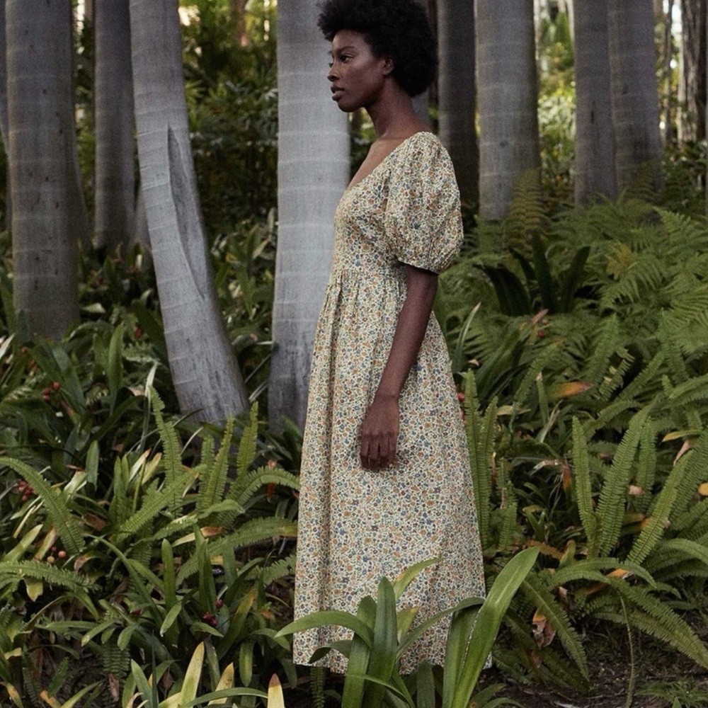 Doen Abrielle Dress in Sunshine Poppy Bell Floral